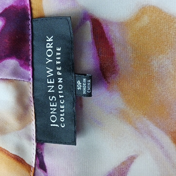 Jones New York 10P Floral Blouse & Skirt Set - LAST CHANCE DONATING 5/31/24!!! - Picture 3 of 8